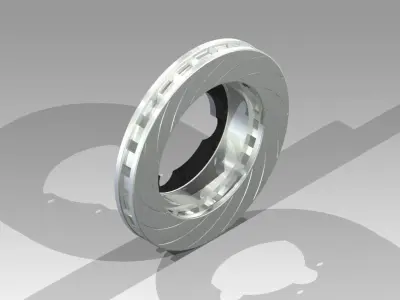 CAR DISK BRAKE Free 3D model