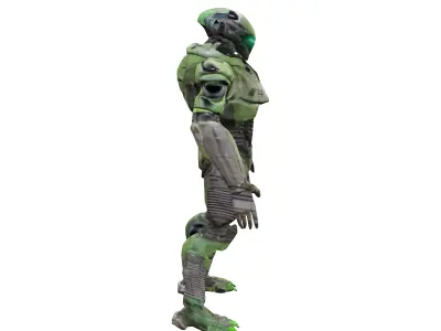 scifi morph cube cyborg from dead space extremely detailed hi... 3D model
