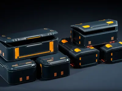 Ammunition Cargo Boxes 3D model