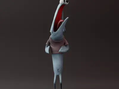 SpongeBob Fish - Incidental 30 Free low-poly 3D model