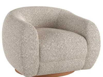 Armchair Laszlo Free 3D model