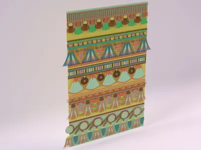 Egyptian Symbols - 050 Low-poly 3D model