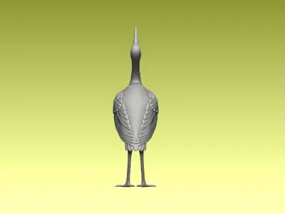 stork heron 3D model