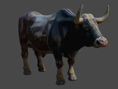 Pakistani cow 3d model free Free low-poly 3D model