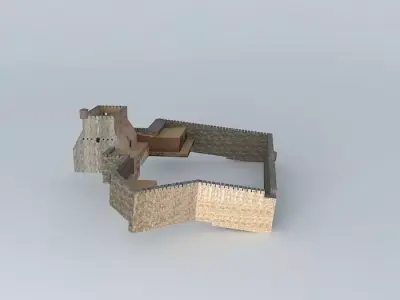 Kazarma Fortress 3D model