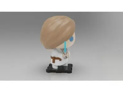 Luke Skywalker 3D Print Model 3D print model