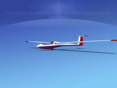 Centrair C-101 Pegase V03 Low-poly 3D model