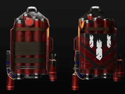 Exterminador Free low-poly 3D model