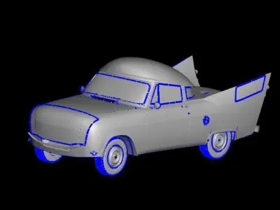 Mr Beep Free low-poly 3D model