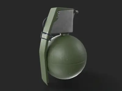 M67 Hand Grenade 3D model purchase