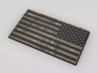 FREE Tactical Patch Pack PBR Free low-poly 3D model