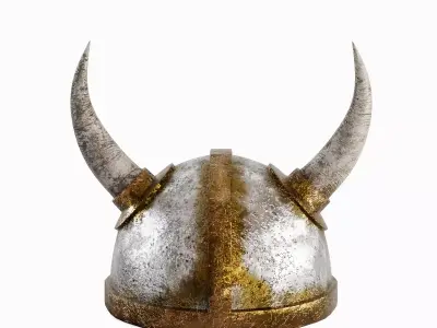 Viking Helmet Pack 3D Model Collection