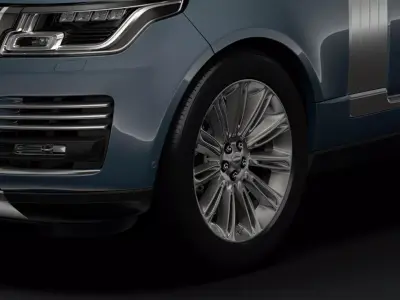 Range Rover Autobiography 2018 wheel 3D model