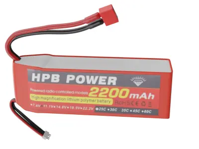 LIPO BATTERY 3D model