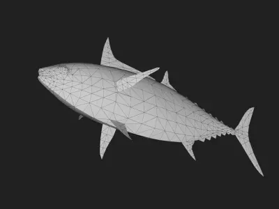 Bonito Low-poly 3D model