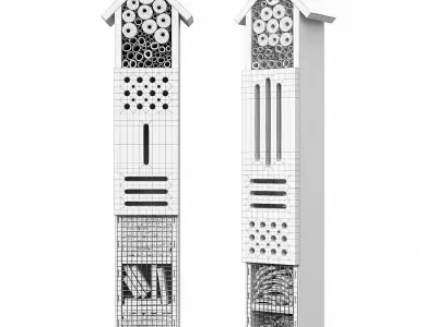 Pollination house 3D model