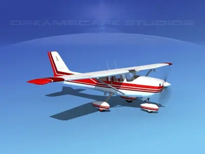 Cessna 172 Skyhawk 1976 V03 3D model