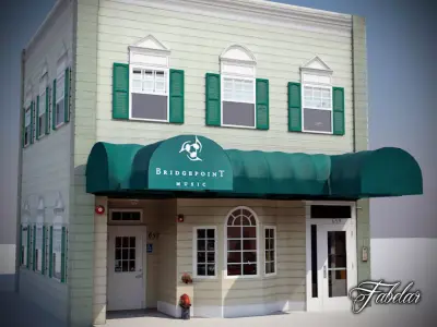 Building 11 Low-poly 3D model