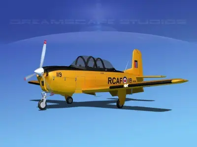 Beechcraft T-34 Mentor Canada 3D model