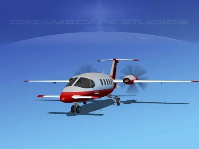 Piaggio Avanti P180 V20 3D model