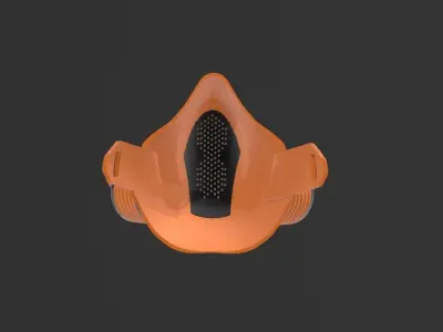 skull gas mask 3D print model