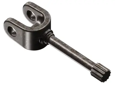 Rusty Front Axle Shaft 3D model