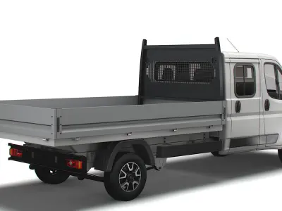 Vauxhall Movano Crew Cab Truck 2023 3D model