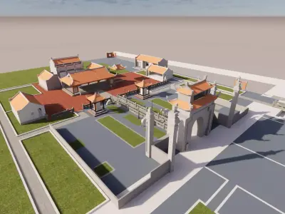 TEMPLE OF ANCESTORS  HO Free 3D model