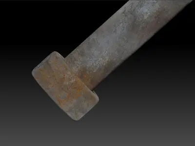 Lead-Pipe Mobster Gangster Style 3D model