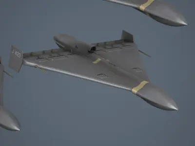 Shahed-238 - Geran -3 Low-poly 3D model