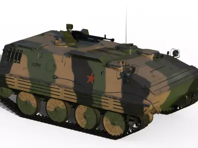 Chinese APC Type 63 3D model