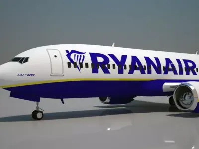 Ryanair 737 MAX 200 3D model