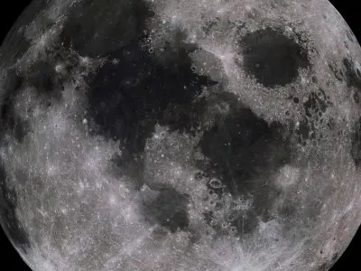 Moon 8k 3D model purchase