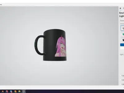 Zero twos cup Free low-poly 3D model
