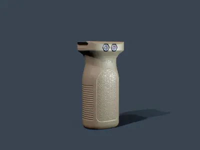Rail Vertical Grip Low-poly 3D model
