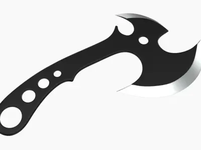 Throwing axe 3D model