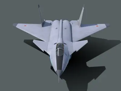 MiG 1 44 Project Low-poly 3D model