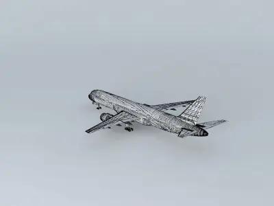 EOS Airlines Boeing 757 200 Free 3D model