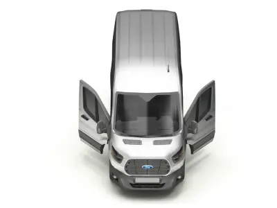 van Car 2-V5 Free low-poly 3D model