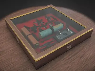 Ninja Starter Kit Low-poly 3D model