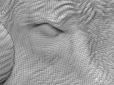 ram horned head 3D model