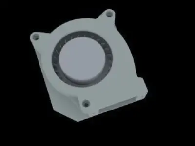 Turbina fan Free 3D model