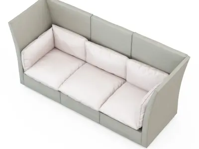 Sofa Asnaghi Timeless 3D model