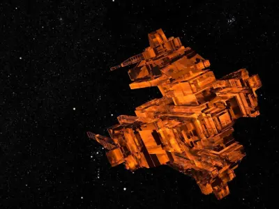 Alien capitalship  3D model
