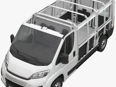 L2H1 Global commercial van 3D model