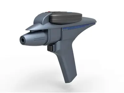 Phaser Type II from Star Trek III The Search for Spock 1984 3D model
