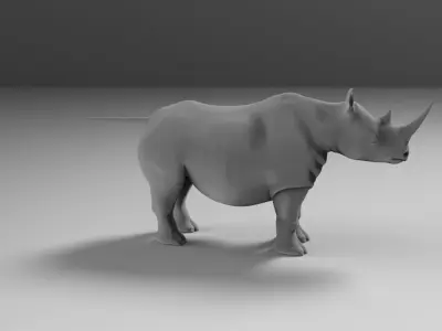 Rhino mouse 3D model