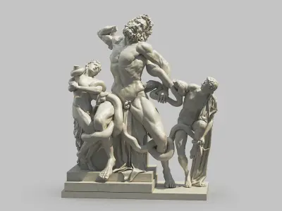 Laocoon and His Sons 3D model