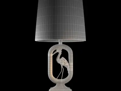 Crane Table Lamp 3D model