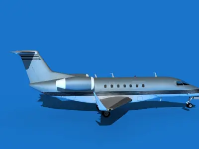 Embraer Praetor 600 V14 3D model
